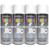 4X Paint Factory White Primer Spray Paint 400ml Spray Paint